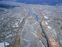 大井川下流部の写真