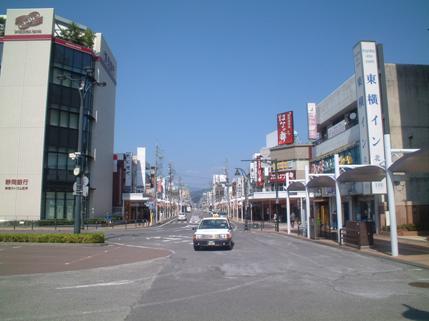 現在の県道 藤枝停車場線の写真