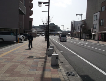 平成24年現在の栄町商店街の写真