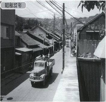 昭和37年頃の本町通りの様子